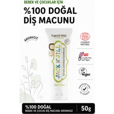 Jack N' Jill Aromasız Diş Macunu 50 g Doğal Sertifikalı %40 Ksilitol ile Hassas Diş Etleri İçin