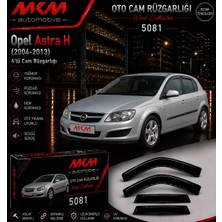 Mkm Opel Astra H 4'lü Mugen Cam Rüzgarlık Seti