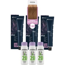 Alberobello Oksidan+Indola Pcc Saç Boyası 60 Ml. (3'er Adet)