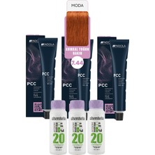 Alberobello Oksidan+Indola Pcc Saç Boyası 60 Ml. (3'er Adet)