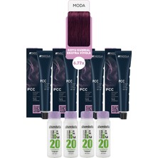 Alberobello Oksidan+Indola Pcc Saç Boyası 60 Ml. (4'er Adet)