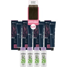 Alberobello Oksidan+Indola Pcc Saç Boyası 60 Ml. (4'er Adet)
