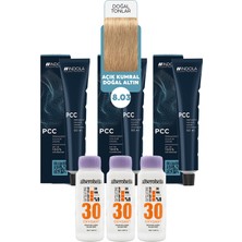 Alberobello Oksidan+Indola Pcc Saç Boyası 60 Ml. (3'er Adet)