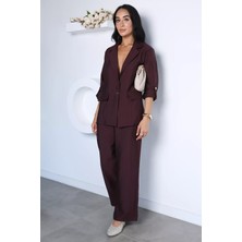 Gülseli Kadın Ceket Pantolon Ikili Takım P-00022966