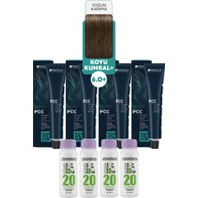 Alberobello Oksidan+Indola Pcc Saç Boyası 60 Ml. (4'er Adet)