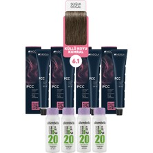 Alberobello Oksidan+Indola Pcc Saç Boyası 60 Ml. (4'er Adet)