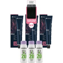 Alberobello Oksidan+Indola Pcc Saç Boyası 60 Ml. (3'er Adet)