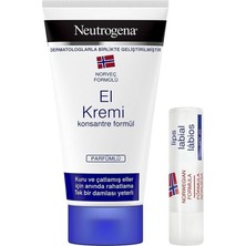 Neutrogena El Kremi 75 ml Parfümlü + Dudak Nemlendirici