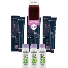 Alberobello Oksidan+Indola Pcc Saç Boyası 60 Ml. (3'er Adet)