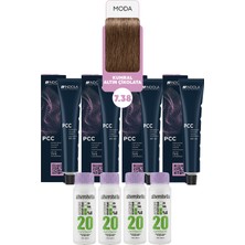 Alberobello Oksidan+Indola Pcc Saç Boyası 60 Ml. (4'er Adet)