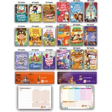 Timaş Çocuk 1. 2. Sınıf 18 Kitaplık Hikaye Okuma Seti - Teneffüs Biri Beni Alkışlasın En Tembel Hayvanı Faruk
