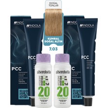 Alberobello Oksidan+Indola Pcc Saç Boyası 60 Ml. (2'şer Adet)