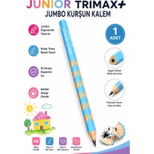Artlantis Jumbo Kurşun Kalem Oluklu 1 Adet Alpino Trimax Üçgen Oluklu Kalın Kalem Pastel Renkler Kolay Tutuş ve Kullanım