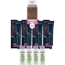 Alberobello Oksidan+Indola Pcc Saç Boyası 60 Ml. (4'er Adet)