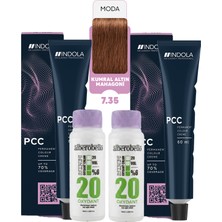 Alberobello Oksidan+Indola Pcc Saç Boyası 60 Ml. (2'şer Adet)