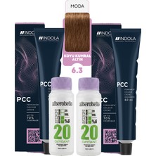 Alberobello Oksidan+Indola Pcc Saç Boyası 60 Ml. (2'şer Adet)