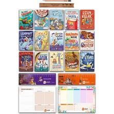 Timaş Çocuk 1. Sınıf Ilk Okuma Kitapları Hikaye Seti Süper Set 15 Kitap - Uzun Kulak - Koala - Gözlük