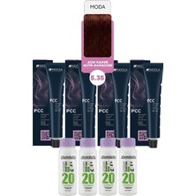 Alberobello Oksidan+Indola Pcc Saç Boyası 60 Ml. (4'er Adet)