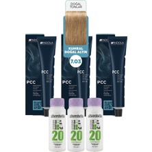 Alberobello Oksidan+Indola Pcc Saç Boyası 60 Ml. (3'er Adet)