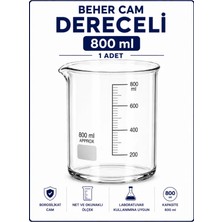 Labolist Beher Cam Dereceli 800 ml  1 Adet