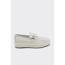 Derinet Comfort Taban Hakiki Deri Tokalı Erkek Loafer