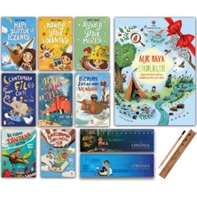 Timaş Çocuk 1 ve 2 Sınıf Hikaye Seti 9 Kitap - Hapı Yuttuk Eczanesi - Bu Kadar Tantana Yeter Mert Arık Full Set