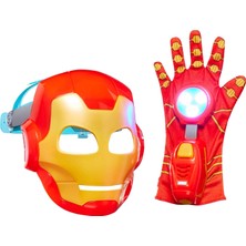 Hasbro Marvel Iron Man And His Awesome Friends Teknolojik Kahraman Rol Yapma Seti, Iron Man Maskesi ve Elektronik Eldiven