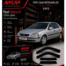 Mkm Opel Astra G 4'lü Mugen Cam Rüzgarlık Seti