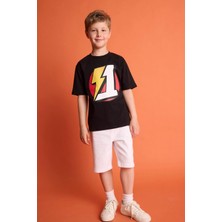 DeFacto %100 Pamuk Süper 1 Takım New Regular Fit Bisiklet Yaka Kısa Kollu Tişört Erkek Çocuk H7929A826HS
