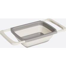Proalet Softchef Katlanır Evye Üstü Süzgeç 6.3 L – Ayarlanabilir Teleskopik Tutacaklı, Bpa Free Lavabo Içi Meyve Sebze Yıkama Süzgeci