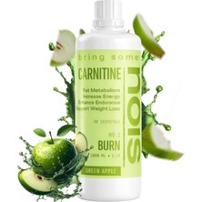 Nois Bring Some Carnitine Burn Green Apple Aromalı 1000 ml – 30 Servis