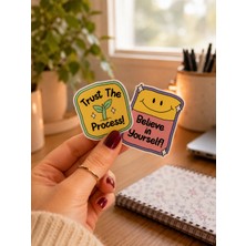 MindPad Studio Motivasyon Serisi 15'li Sticker Seti - Feel Good, Suya Dayanıklı Parlak Laptop, Matara, Ajanda Etiketi, Parlak Yüksek Çözünürlüklü