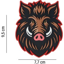 101INC Wild Boar Pvc Velcro Yaban Domuzu Patch