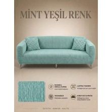 Arife Home 3 Kişilik Koltuk Örtüsü A Kalite Tek Adet Kanepe Örtüsü Yıkanabilir Kayma Yapmayan Çekyat Örtüsü Koltuk Kılıfı Sofa Cover