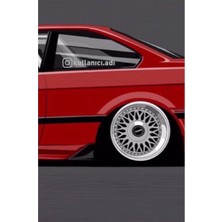 Turuncu Sticker Instagram Logolu Kullanıcı Adı - 2 Adet 20 Cm - Araç Kelebek Cam Sticker Etiketi Folyo Kesim
