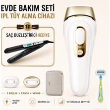 Braun 2 Akıllı Başlıklı Ipl Lazer Epilasyon Cihazı,  10 Kademeli, Cilt Tonu Sensörlü, 400.000 Atım Uzun Ömürlü Kullanım, Saç Düzleştirici Hediyeli