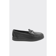 Derinet Hakiki Deri Comfort Taban Kadın Loafer