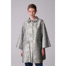 Gusto Jakar Desenli Kaftan - Mint