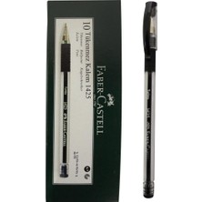 Faber-Castell Faber Castell 1425 SİYAH İGNE UÇ TÜKENMEZ KALEM 10 Lu KUTU