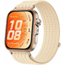 Sneezy Huaweı Watch Fıt 5 Pro Uyumlu Dokuma Kordon Ayarlanabilir Spor Kordon
