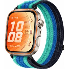 Sneezy Huaweı Watch Fıt 5 Pro Uyumlu Dokuma Kordon Ayarlanabilir Spor Kordon