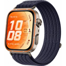 Sneezy Huaweı Watch Fıt 5 Pro Uyumlu Dokuma Kordon Ayarlanabilir Spor Kordon