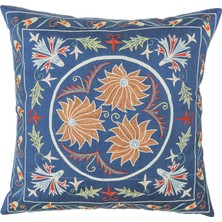 Soho Antiq Yulsa El Yapımı Suzani Kırlent 50X50 cm