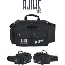 Fujin Ajime Bel Çantası Black - Balıkçı Çantası