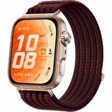 Sneezy Huaweı Watch Fıt 5 Pro Uyumlu Dokuma Kordon Ayarlanabilir Spor Kordon