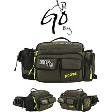 Fujin Ajigo Bel Çantası Khaki - Balıkçı Çantası