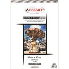 Ponart Painting & Drawing Block Resim Defteri 35X50 Cm. 20 Sayfa 20140