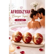 BB Bath Box Afrodizyak Banyo Topu 3 Adet 130 gr Nem Bombası ile Jakuzi ve Küvet İçin Rahatlatıcı