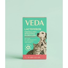 Vedavet Lactoferon Kedi ve Köpekler İçin Probiyotik ve Bağışıklık Güçlendirici 20 Tablet