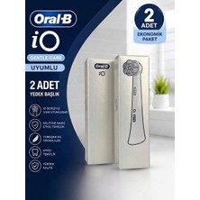 Oral-B Io Gentle Care Beyaz Diş Fırçası Yedek Başlığı 2 Adet Yumuşak Kıllarla Üstün Temizlik